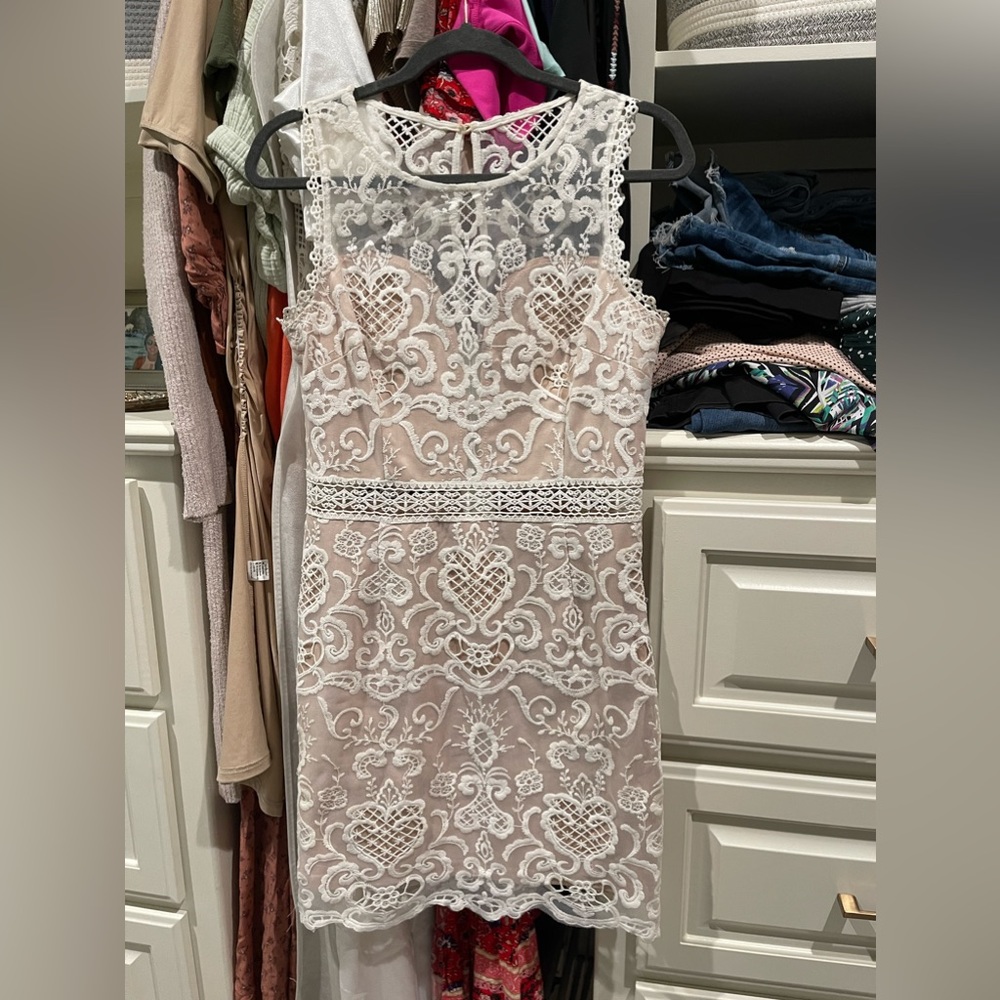 Lace cocktail dress